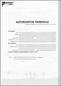 Autorisation parentale pour les MINEURS